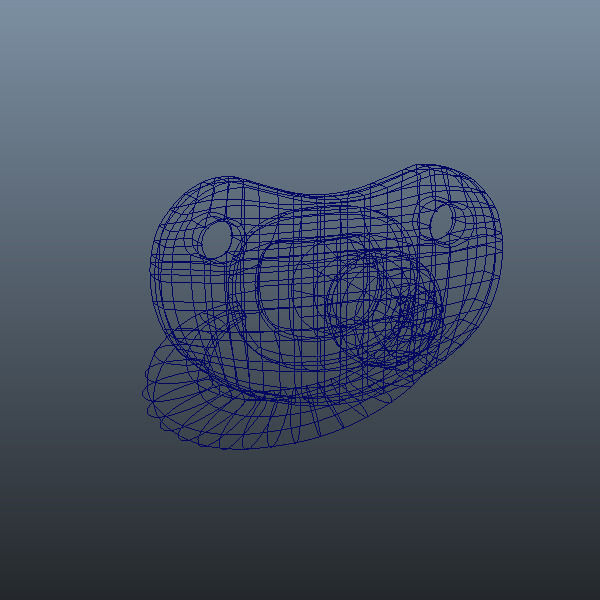 Pacifier 3D model_6
