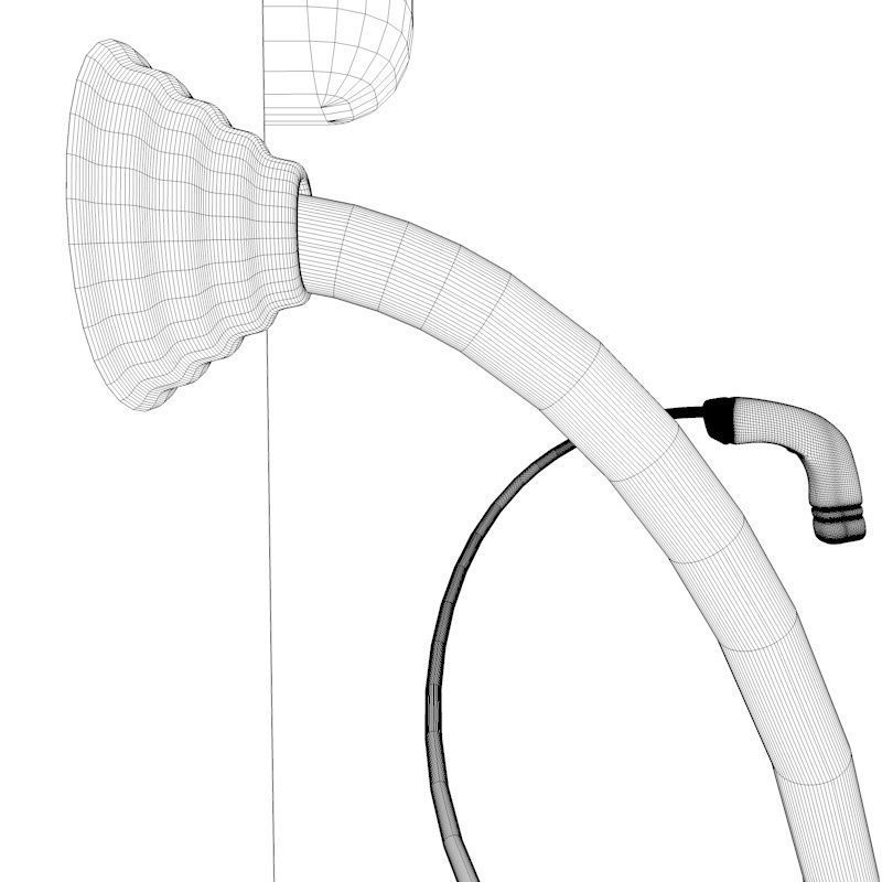 Electric Vehicle Car Charging Station Complex 3D model_28