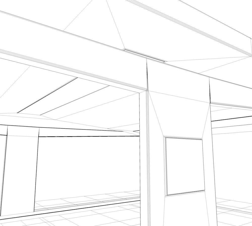 Electric Vehicle Car Charging Station Complex 3D model_47