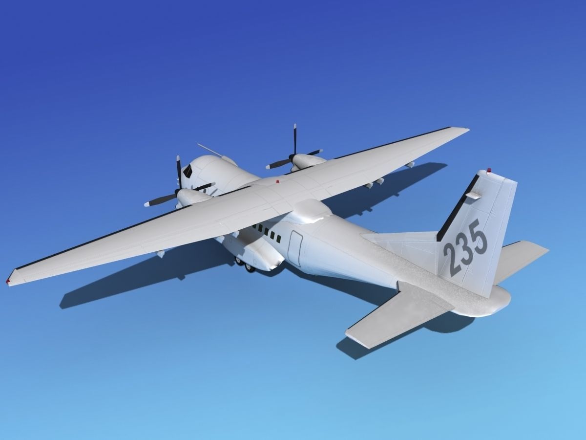 Casa CN-235 CASA 3D model_7