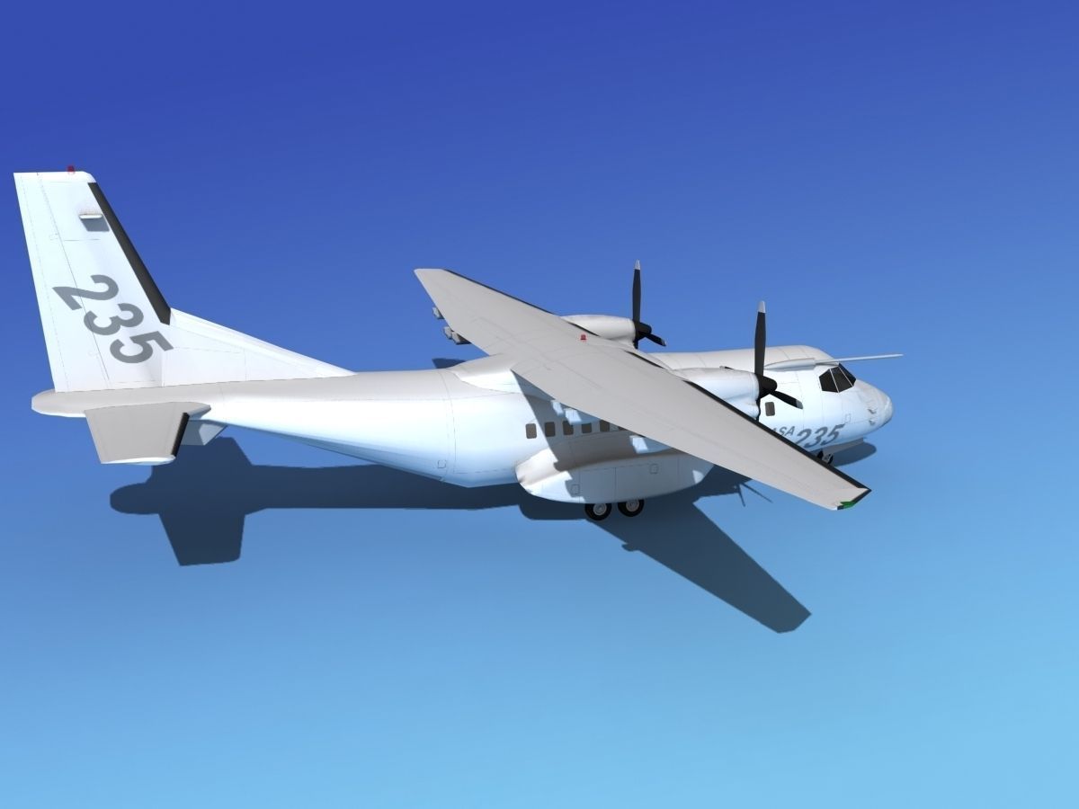 Casa CN-235 CASA 3D model_4