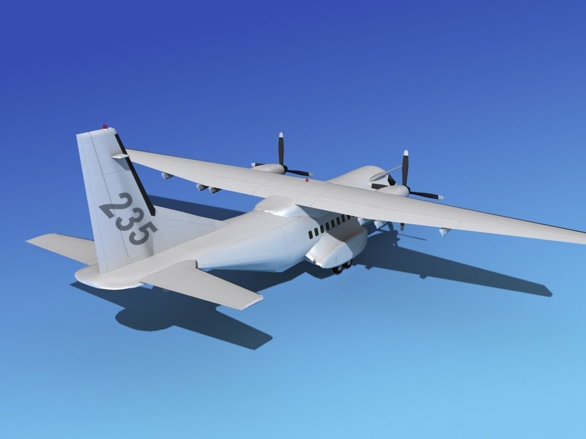 Casa CN-235 CASA 3D model_6