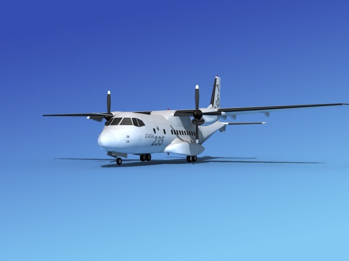 Casa CN-235 CASA 3D model_1
