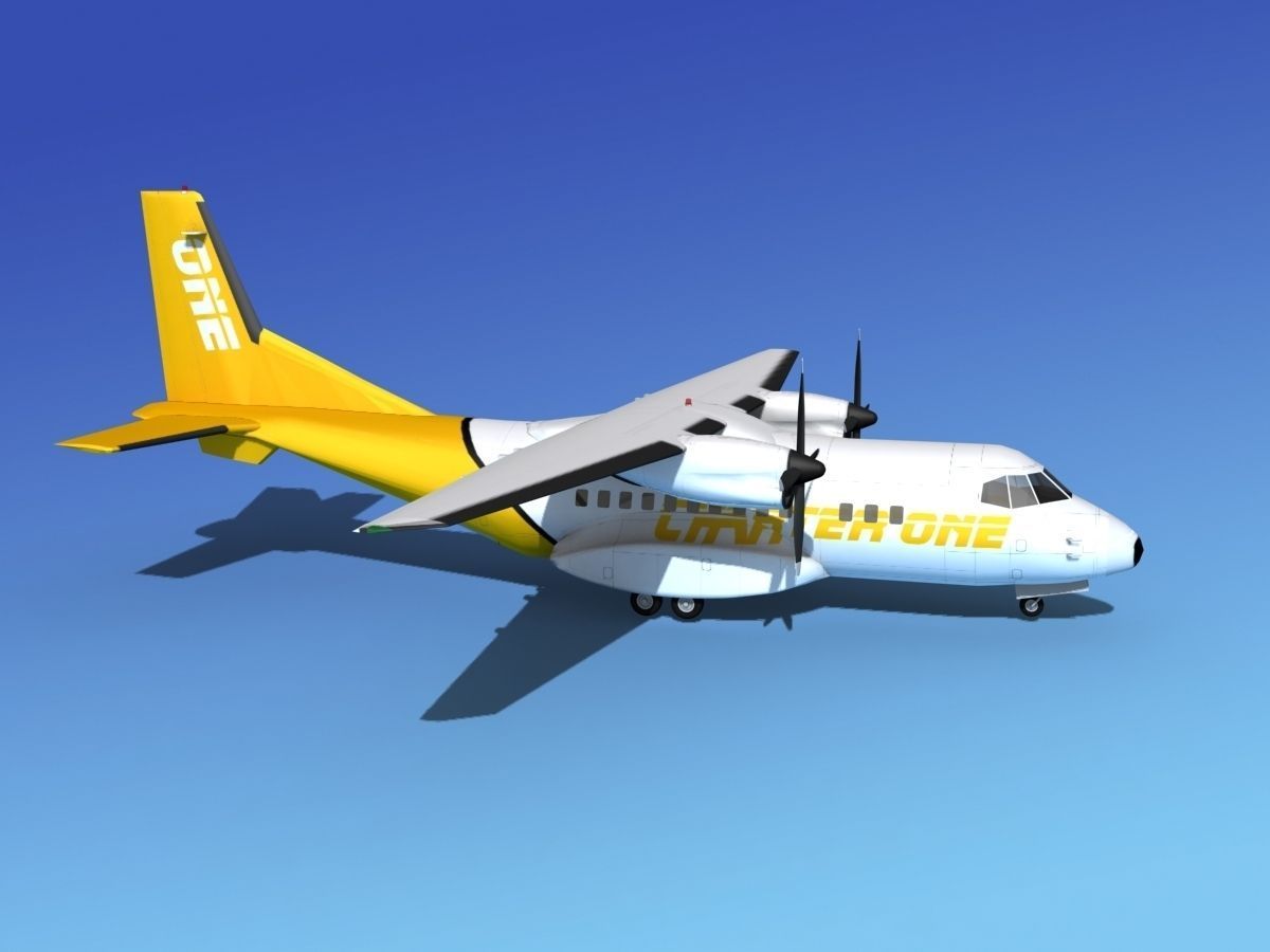 Casa CN-235 Charter One 3D model_14