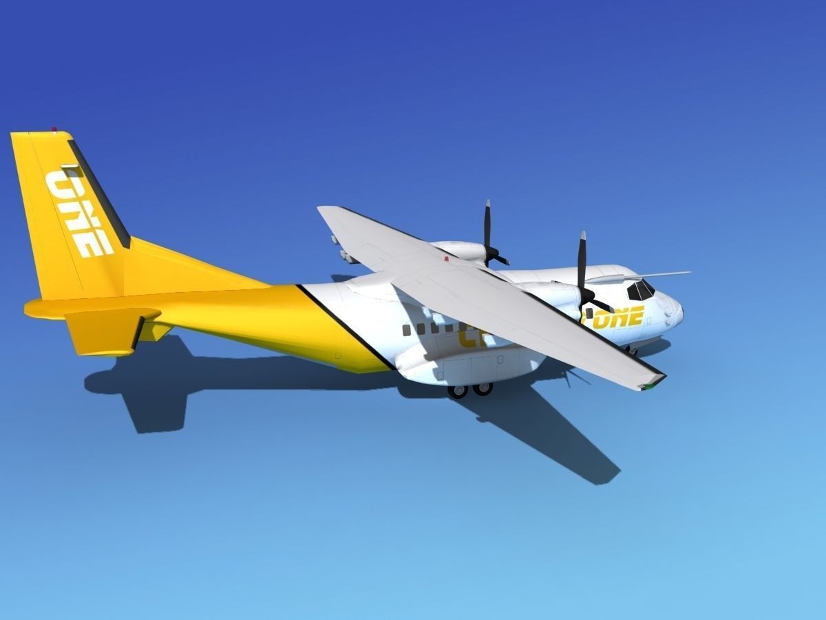Casa CN-235 Charter One 3D model_4