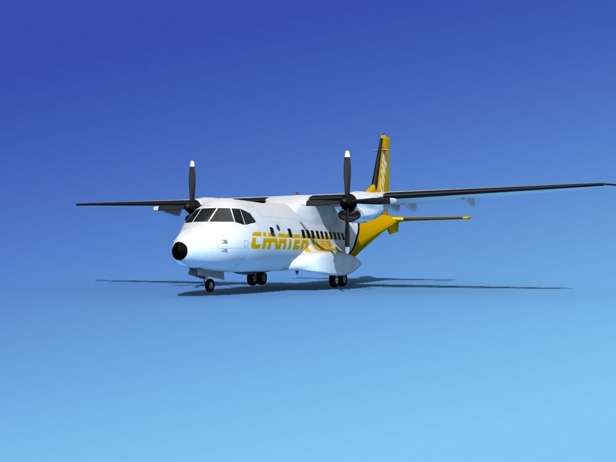 Casa CN-235 Charter One 3D model_13