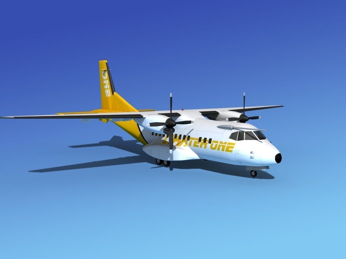 Casa CN-235 Charter One 3D model_7