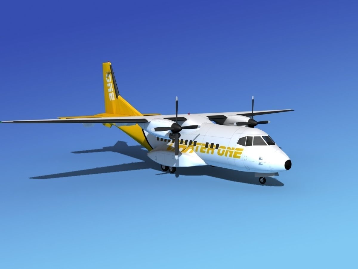 Casa CN-235 Charter One 3D model_12