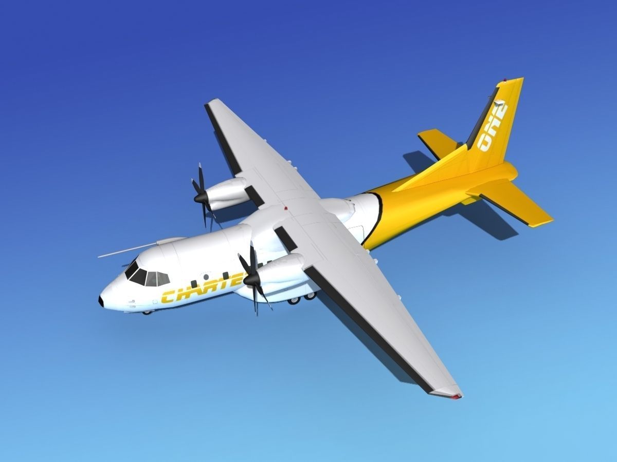 Casa CN-235 Charter One 3D model_5