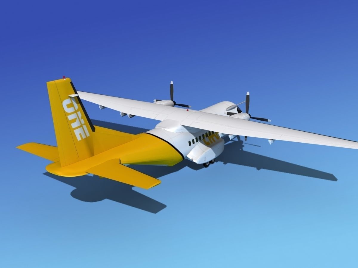 Casa CN-235 Charter One 3D model_6