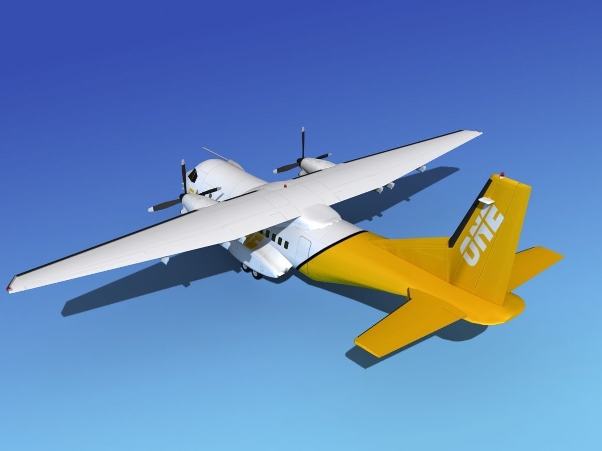 Casa CN-235 Charter One 3D model_11