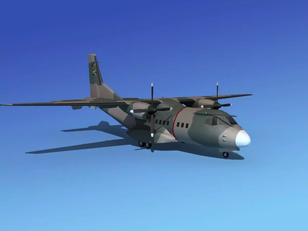 Casa CN-235 South Africa 3D model