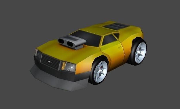 Mega Car Pack Low-poly 3D model_6