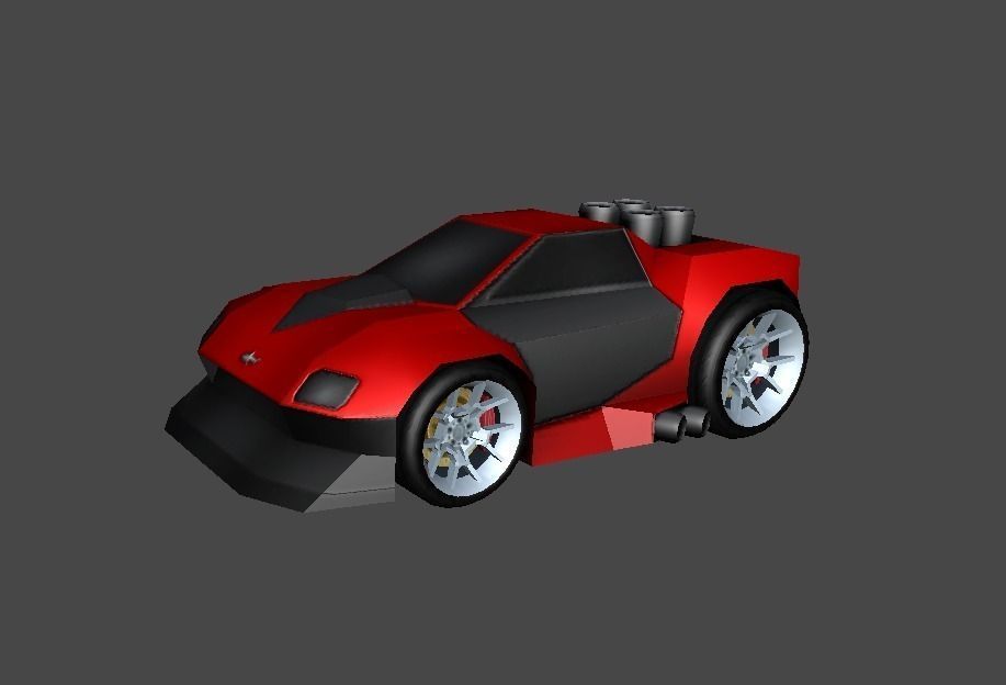 Mega Car Pack Low-poly 3D model_3