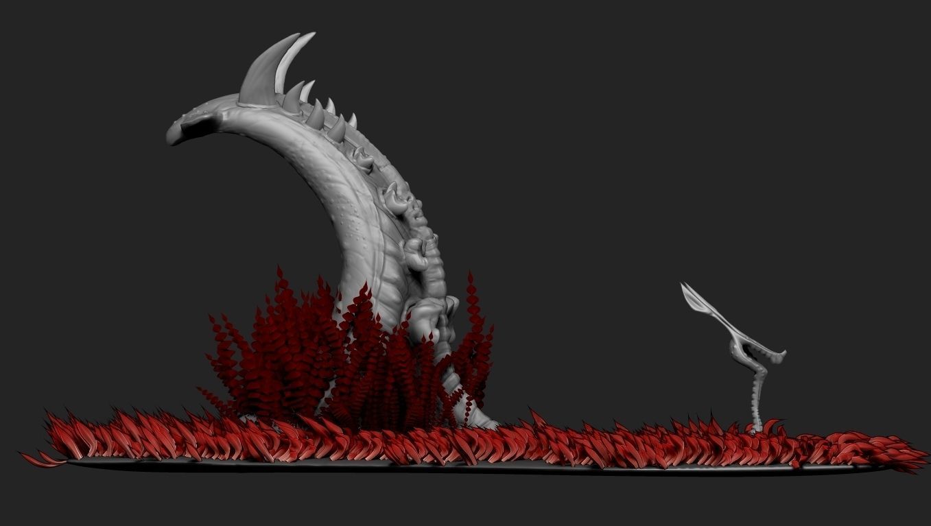 Viper tongue 3d  3D model_3