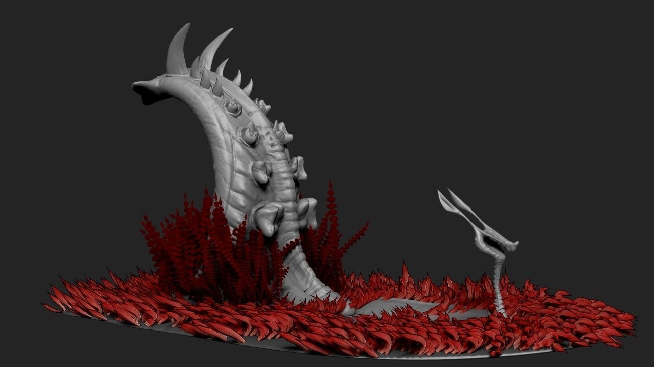 Viper tongue 3d  3D model_4