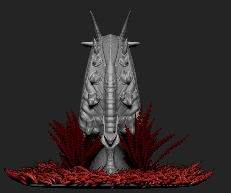 Viper tongue 3d  3D model_2