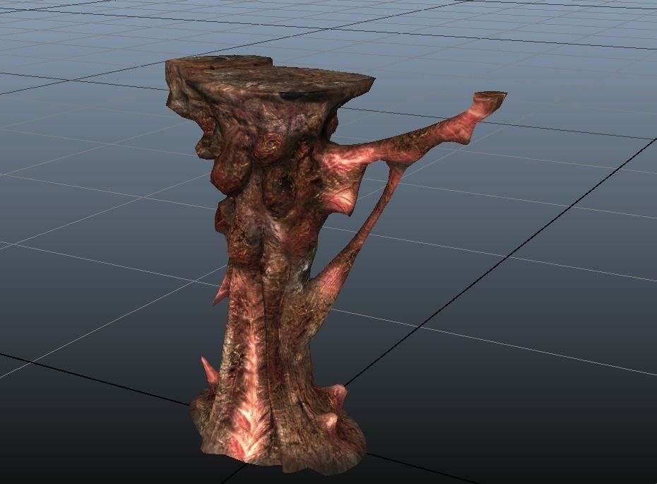 Alien Rocks Low-poly 3D model_1