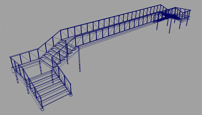 This Race Track Construction Kit - Add-on Pack A Low-poly 3D model_2