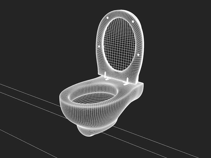 Ideal standard Arc toilet 3D model_3
