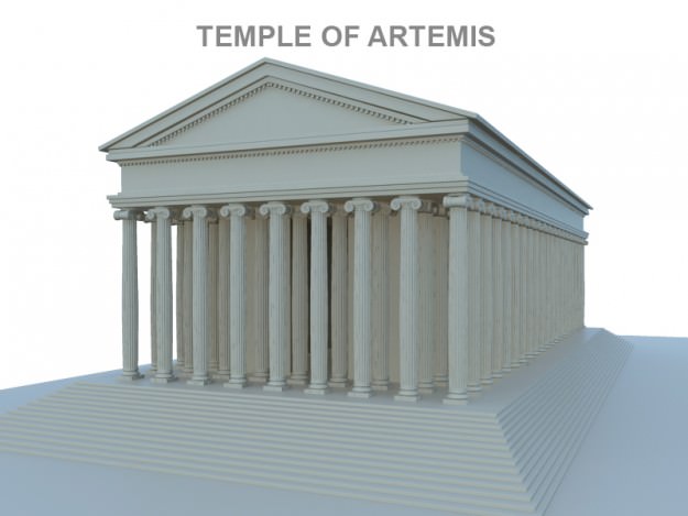 Artemis Temple 3D model_3
