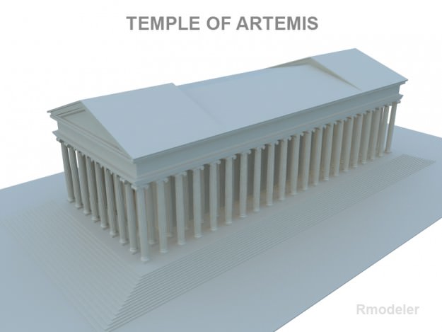 Artemis Temple 3D model_1