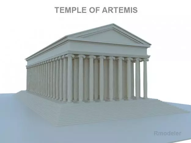 Artemis Temple 3D model_0