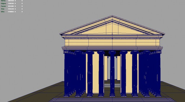 Artemis Temple 3D model_4