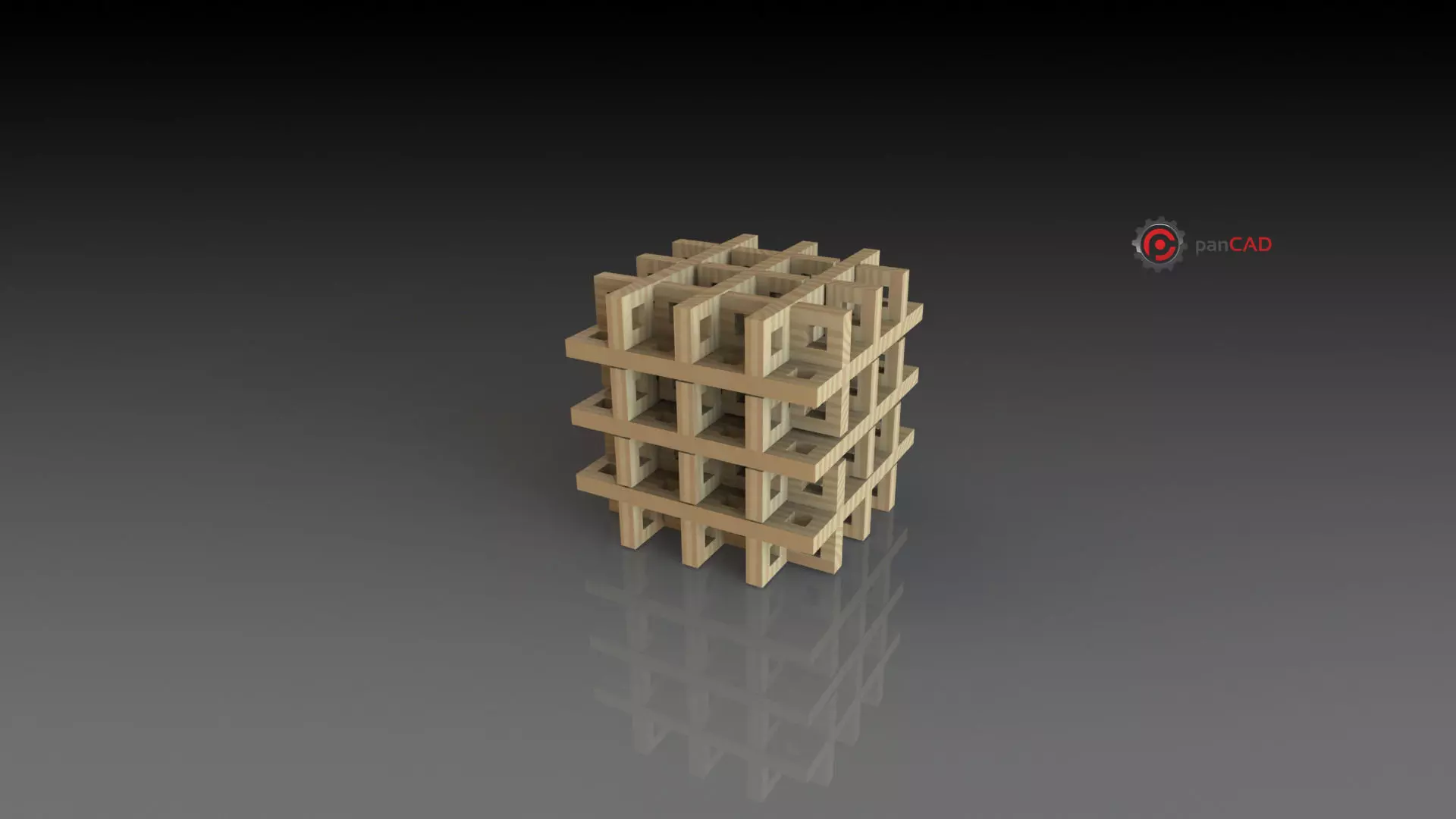 BelsCube wooden block 3D print model