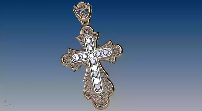 Cross filigree 