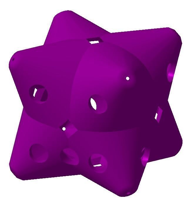 Dice 3D print model_4