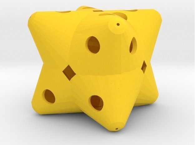 Dice 3D print model_2