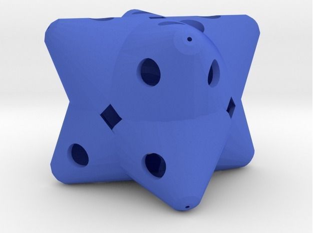 Dice 3D print model_3