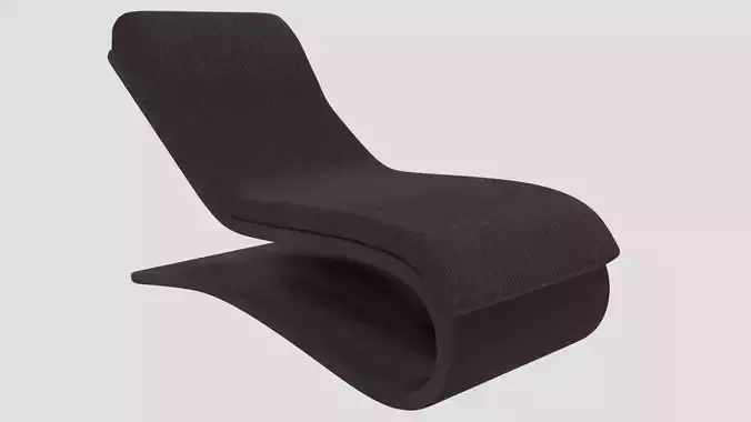 recliner lounge chair with curved back