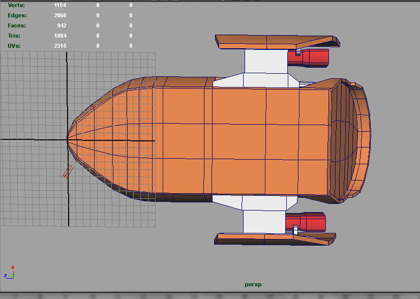 Gate Skipper Low-poly 3D model_9