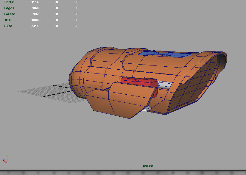 Gate Skipper Low-poly 3D model_5