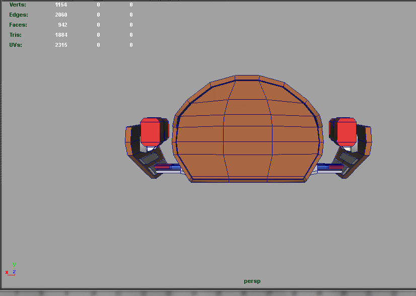 Gate Skipper Low-poly 3D model_10