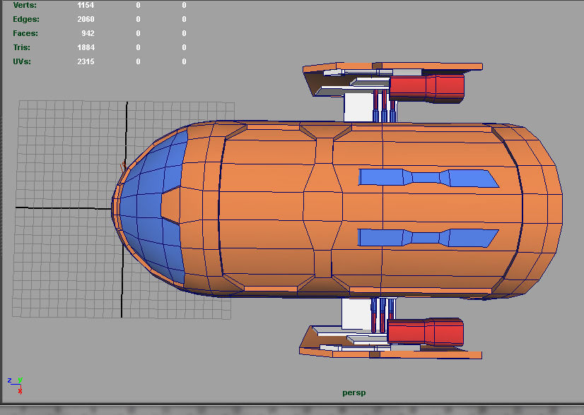 Gate Skipper Low-poly 3D model_8