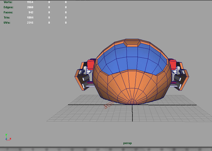 Gate Skipper Low-poly 3D model_2