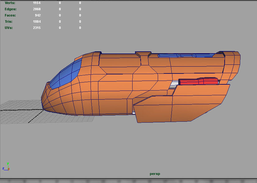 Gate Skipper Low-poly 3D model_4
