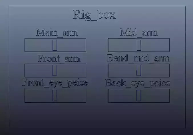 Microscope rig box Low-poly 3D model
