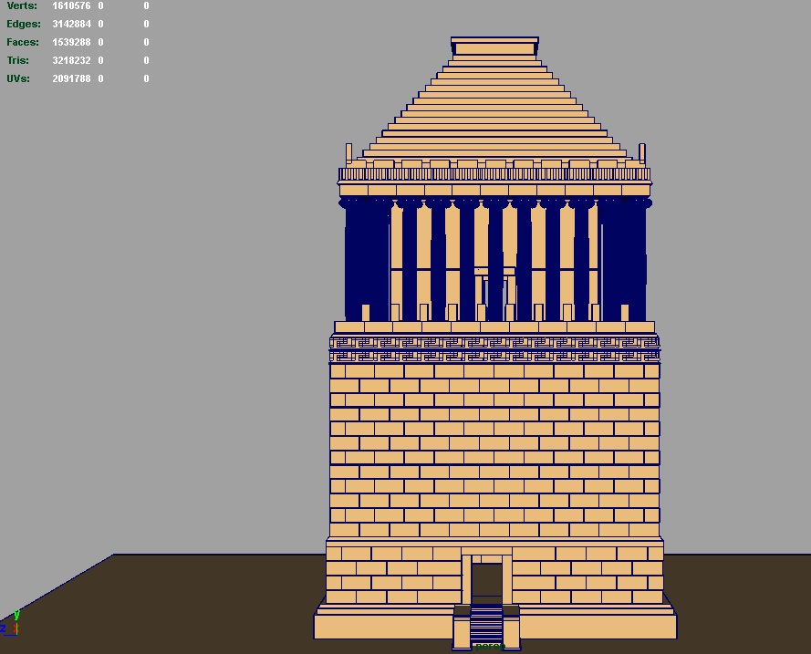 Mausoleum of Halicarnassus 3D model_3