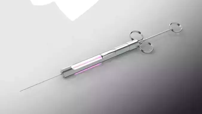 Syringe with heart
