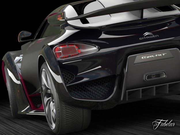 Citroen Survolt 3D model_5