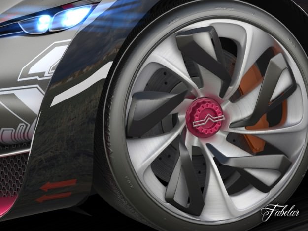 Citroen Survolt 3D model_7