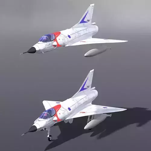 Mirage IIIC 3D model