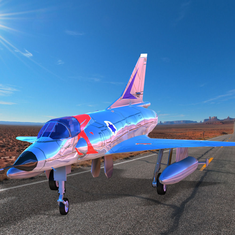 Mirage IIIC 3D model_5