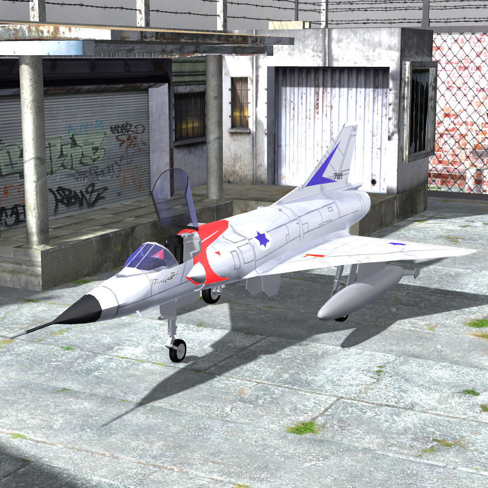 Mirage IIIC 3D model_4