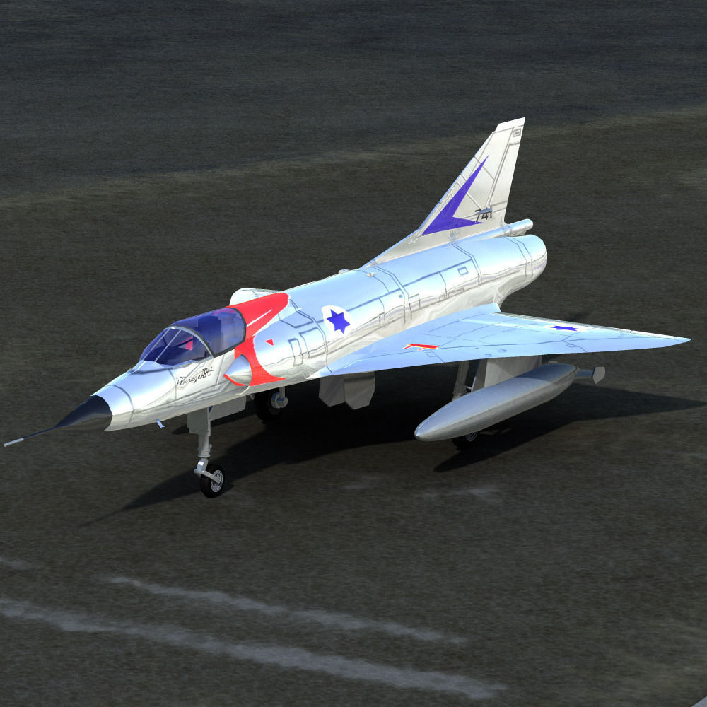 Mirage IIIC 3D model_1