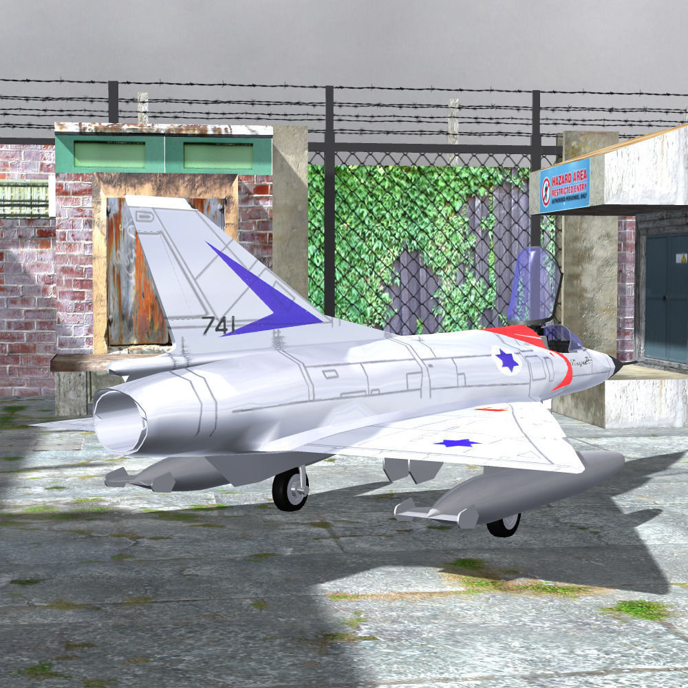 Mirage IIIC 3D model_3
